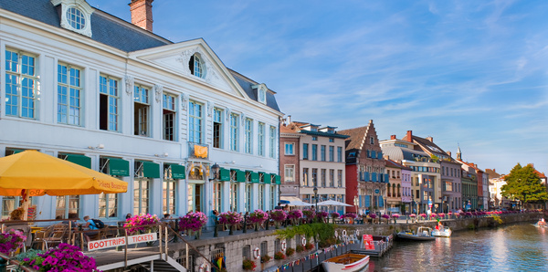 Canal in Belgium